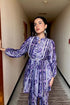 Purple Fusion Kurta Set